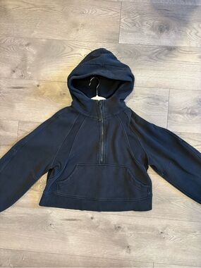 Lululemon Scuba Half Zip Black Hoodie XS/S